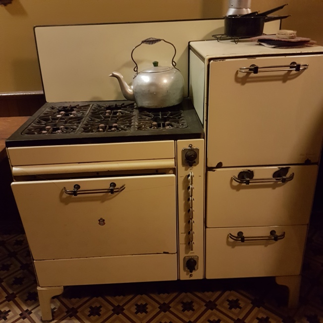Same stove and oven used by the Austins until 1978 when the house passed to the City of Toronto